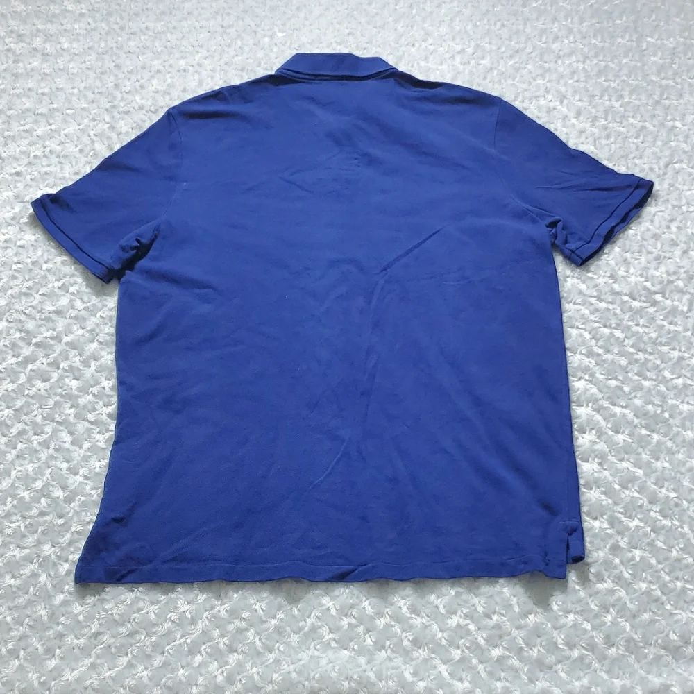 Ralph Lauren Gray Polo Shirt with Green Logo Mens XL